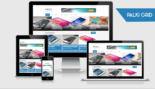 Palki Grid Blogger Template Free Download