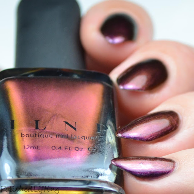 violet red gold multi chrome nail polish