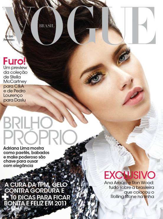 Adriana Lima for Vogue Brasil February 2011