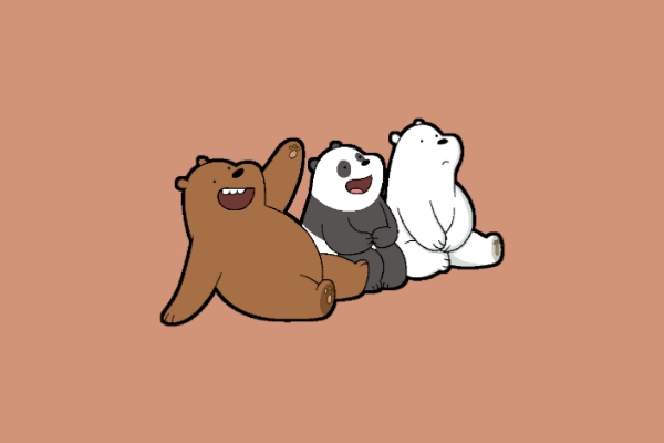 Template Powerpoint PPT We Bare Bears Untuk Presentasi