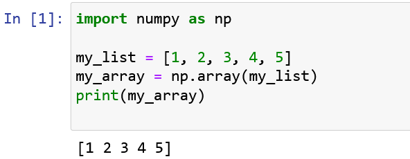 Different ways to create NumPy Array ~ TUTORIALTPOINT- Java Tutorial, C ...