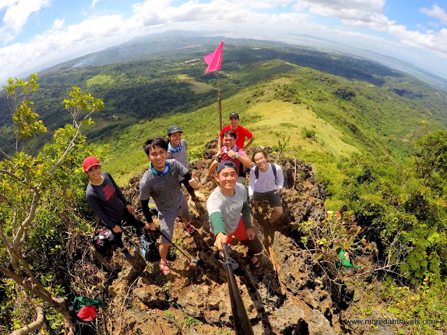 Mt. Paliparan Summit with the Pink Flag