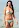 Tulisa Contostavlos in a mint-green bikini in Ibiza