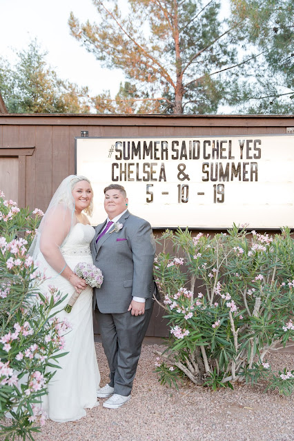 Bride Portraits at a Shenandoah Mill Lesbian Wedding in Gilbert, AZ