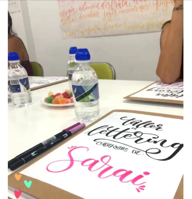 Taller de iniciación al lettering de abril creativa