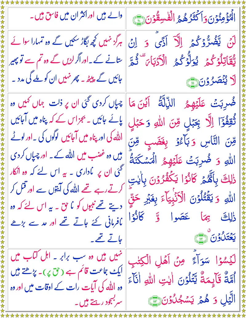 Surah Al  Imran  with Urdu Translation,Quran,Quran with Urdu Translation,Surah Al  Imran with Urdu Translation Page 2,