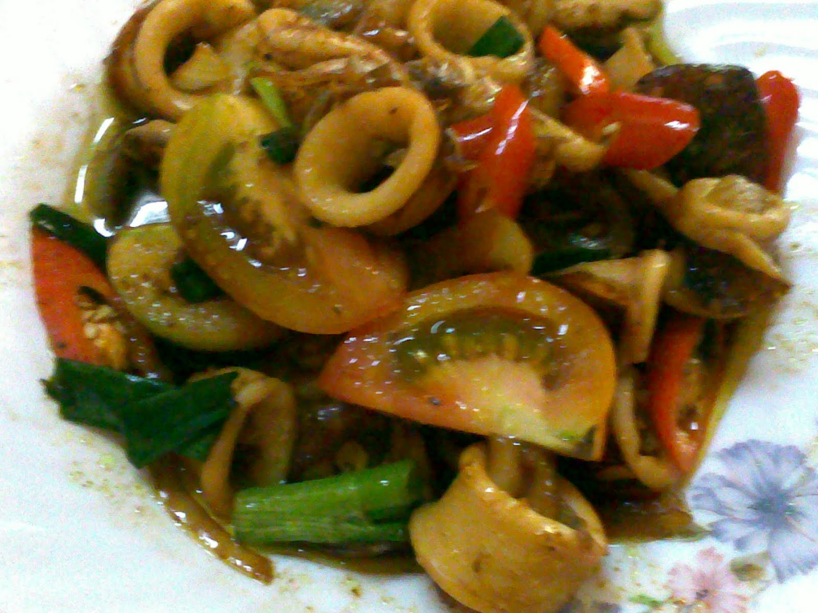 My Kitchen: sotong masak kicap