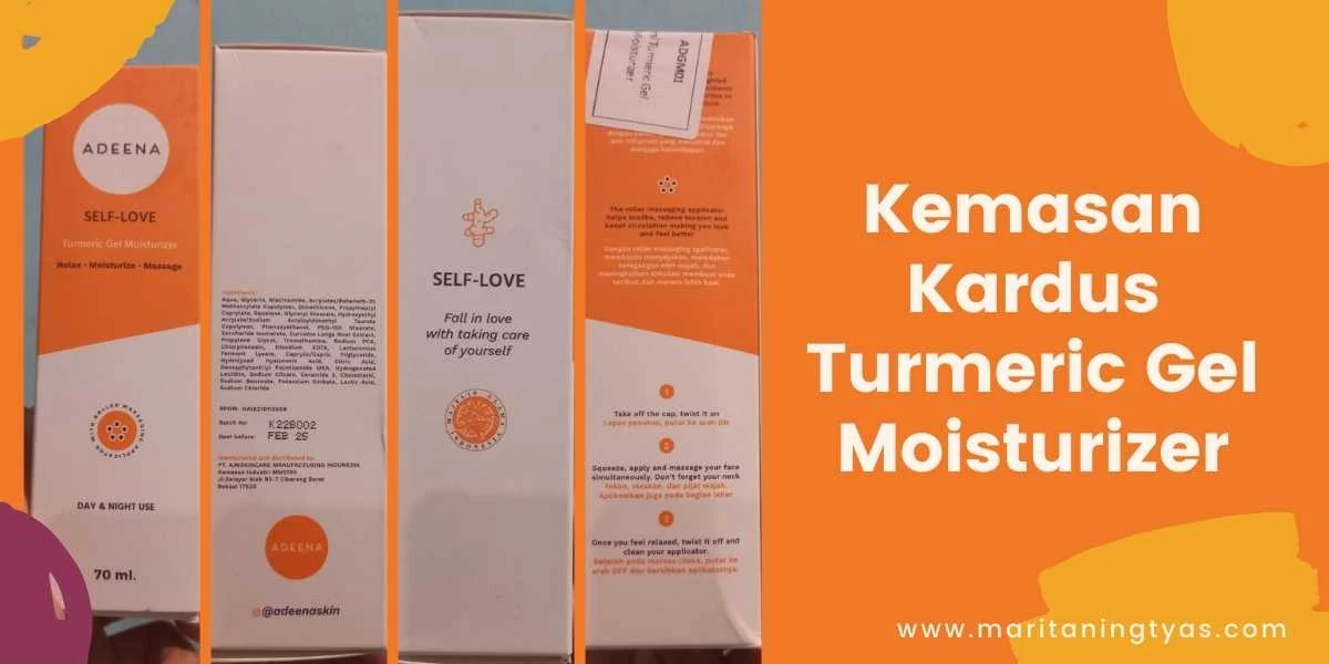 kemasan Adeena Skin Turmeric Gel Moisturizer