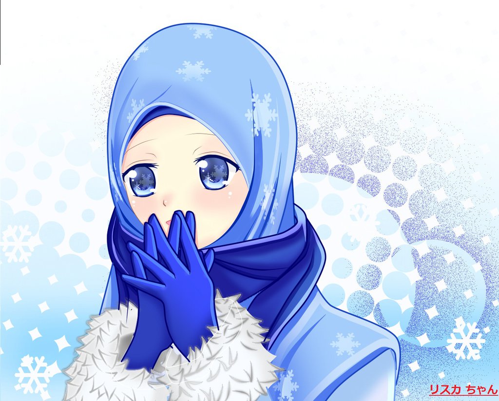 Gambar Kartun Muslimah Cantik Terbaru