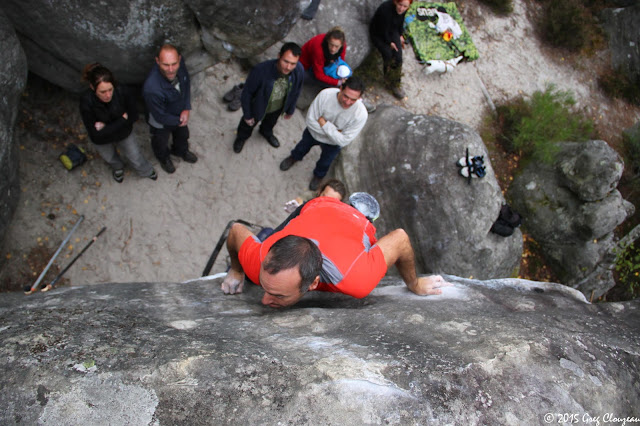 David attrape les Sabots d'Hélène, 7A, au 95.2, Trois Pignons, (C) 2015 Greg Clouzeau 