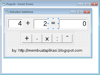 Contoh Program Kalkulator Sederhan Dengan Visual Basic 6.0