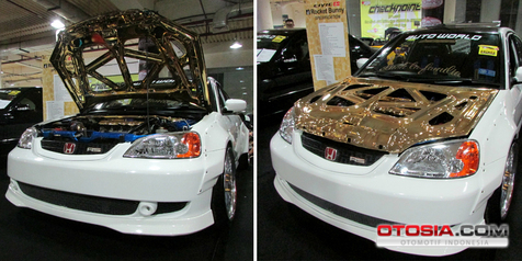 Gaya Stance Mentereng Honda Civic ES 2001