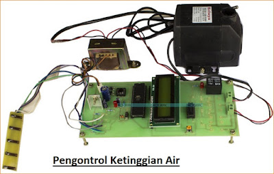 Pengontrol Ketinggian Air Ultrasonik dengan Mikrokontroler 8051