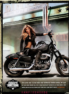 Marisa Miller in sexy rider photoshoot for Harley Davidson 2010 Campaign