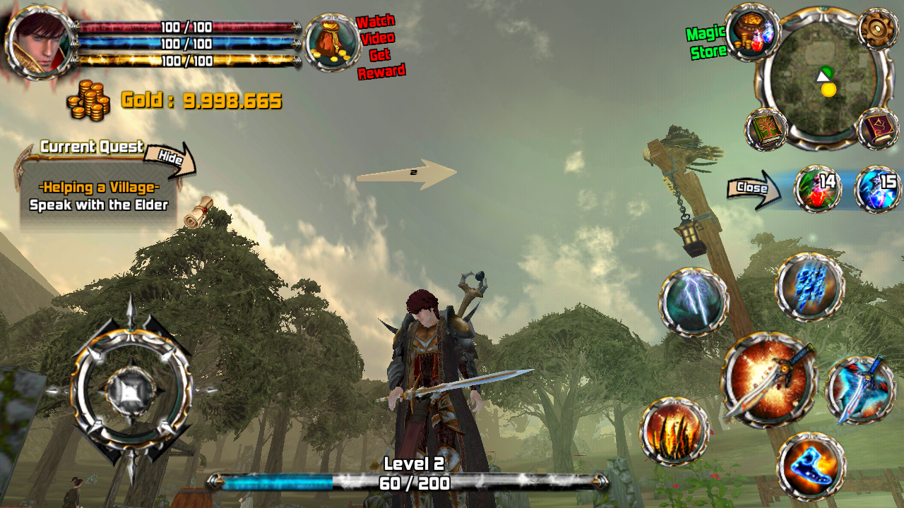 Chrimson warden RPG offline 3D HD 80mb apk new baru ...