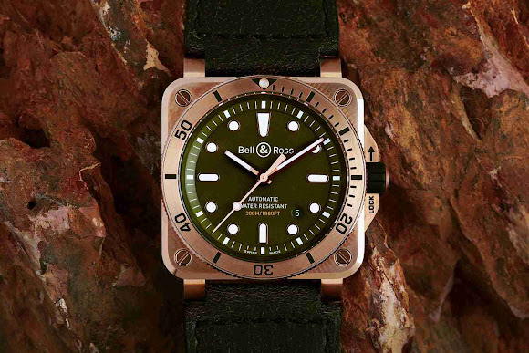 Replica Bell & Ross Aviation BR03-92 Automatic Bronze Diver Demiurgus Limited Edition Watch 1