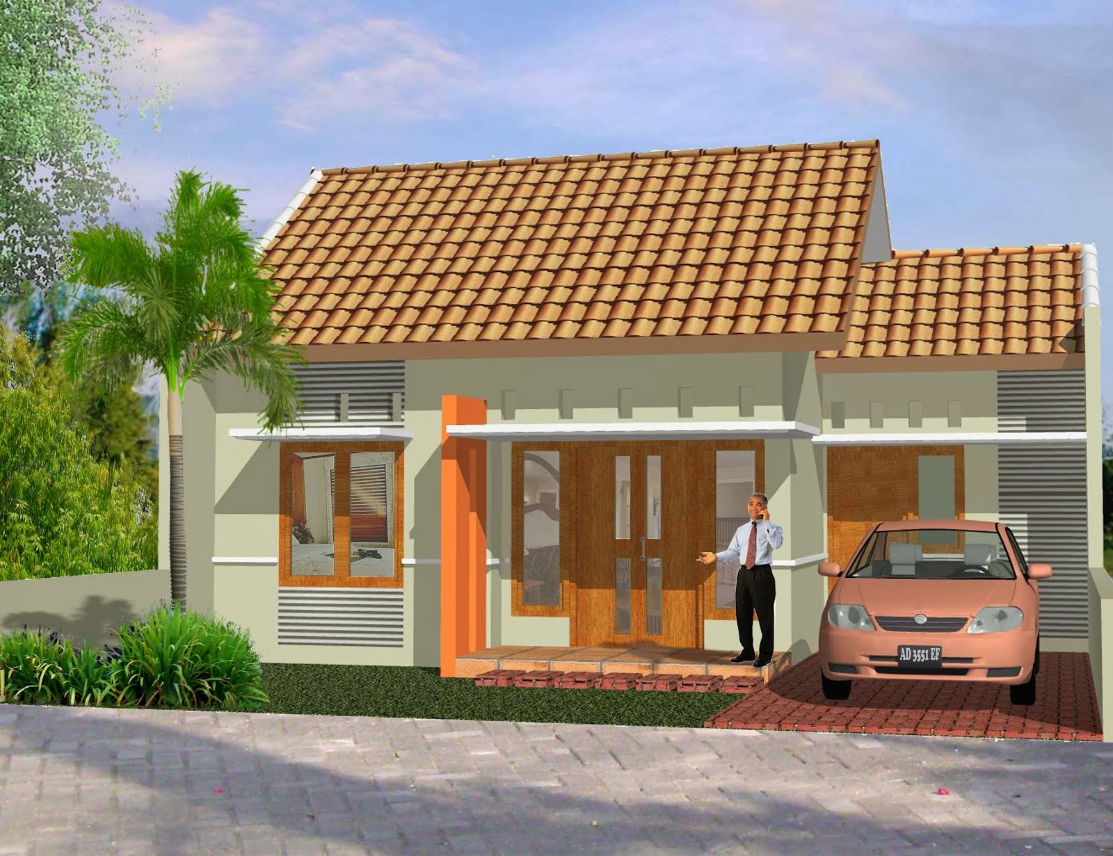 110 Denah Rumah Minimalis Bentuk L Gambar Desain Rumah Minimalis