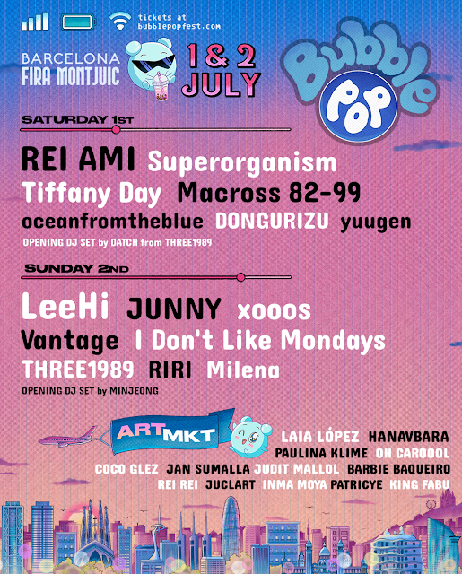 El festival asiático BubblePop Barcelona completa su exclusivo cartel y pone las entradas de día a la venta