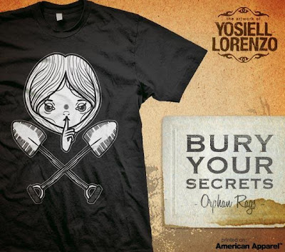 Orphan Rags T-Shirt Collection by Yosiell Lorenzo - Bury Your Secrets T-Shirt