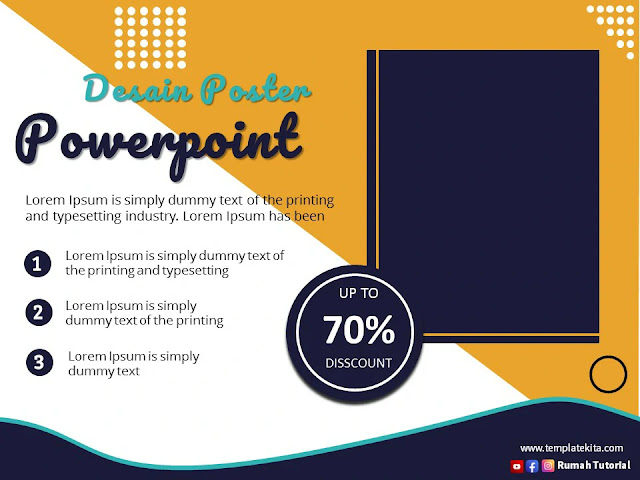 Download Template Poster Powerpoint 2016 Gratis