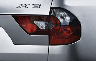 Dark line rear lights BMW X3