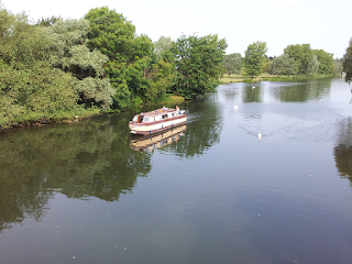 A narrowboat on the River Great Ouse