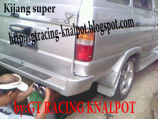 GT RACING KNALPOT: Knalpot racing toyota kijang