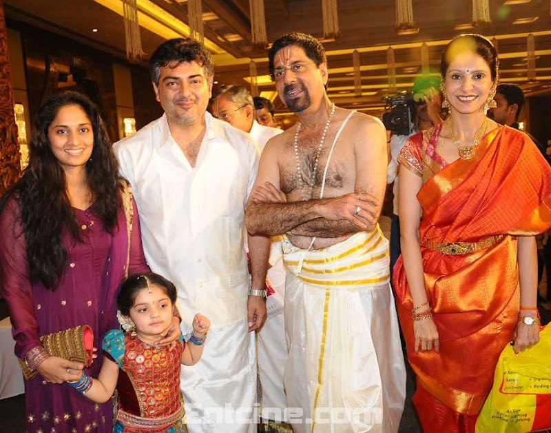 Media Gallery: Ajith Family @ Cricketer Srikanth's Son ...