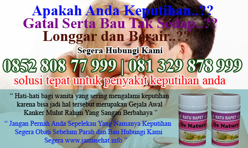 obat herbal menghilangkan bau keputihan