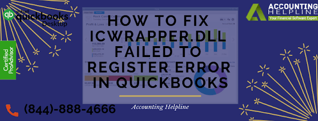 icwrapper.dll failed to register Error in QuickBooks