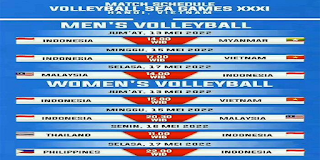 jadwal pertandingan volleyball terbaru