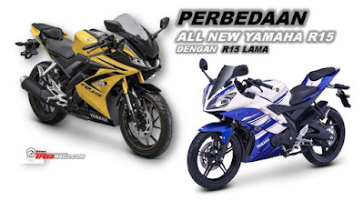 Perbedaan Yamaha YZF-R15 Terbaru