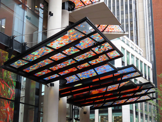 Glass canopies by Alexander Beleschenko, 22 Bishopsgate aka Twentytwo by PLP Architecture, Bishopsgate, City of London, London