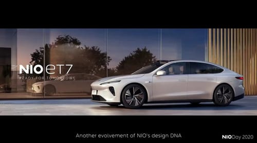 Nio launches the new ET7 sedan