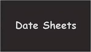  board matric date sheet 2014 announced