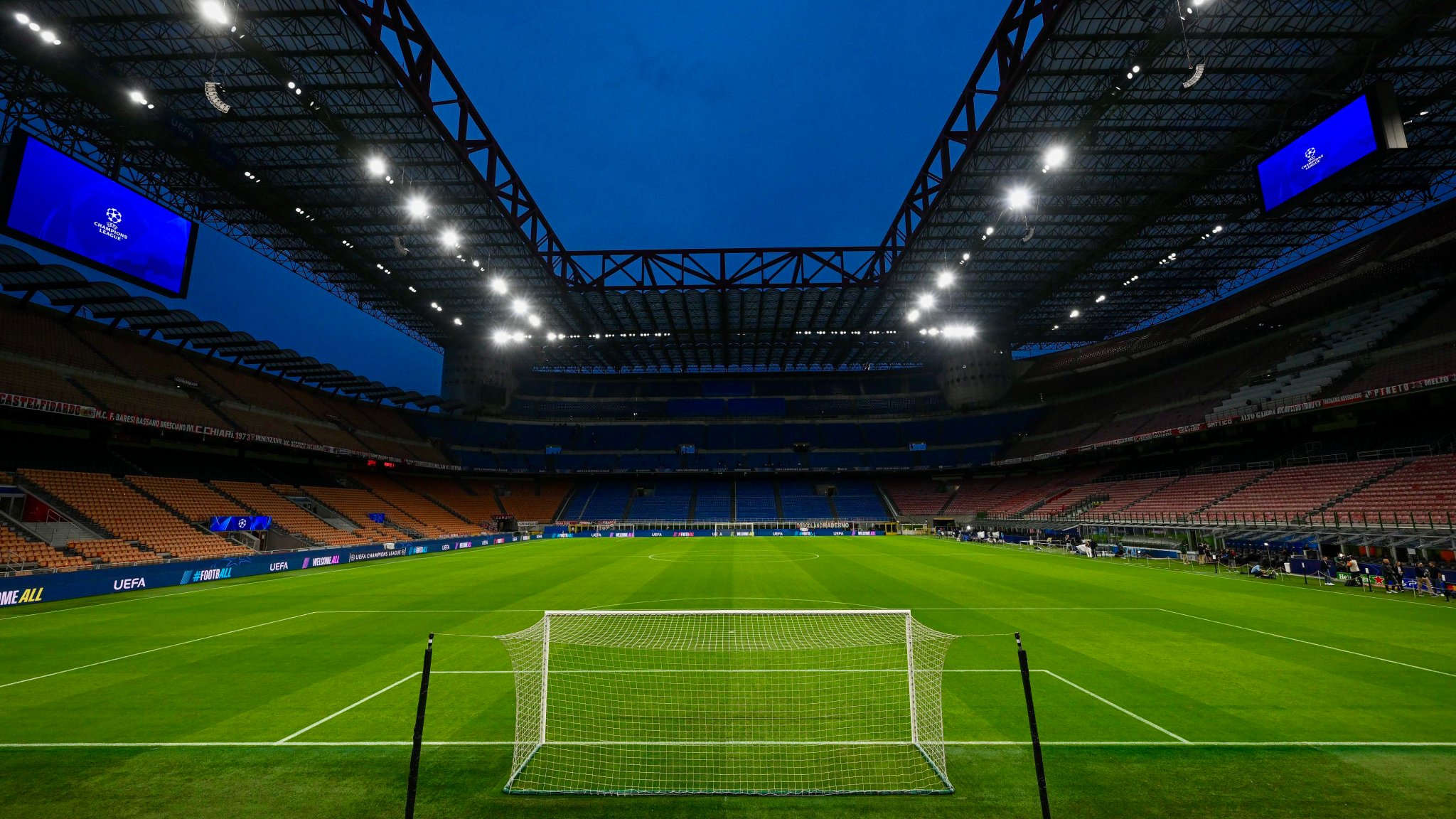 San Siro ready to host AC Milan V Liverpool Uefa Champions League 2024/25 League Phase match on Tuesday 17 September, 2024
