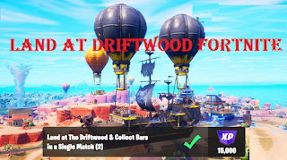 Land at driftwood fortnite, Where to find The Driftwood in Fortnite Season 4