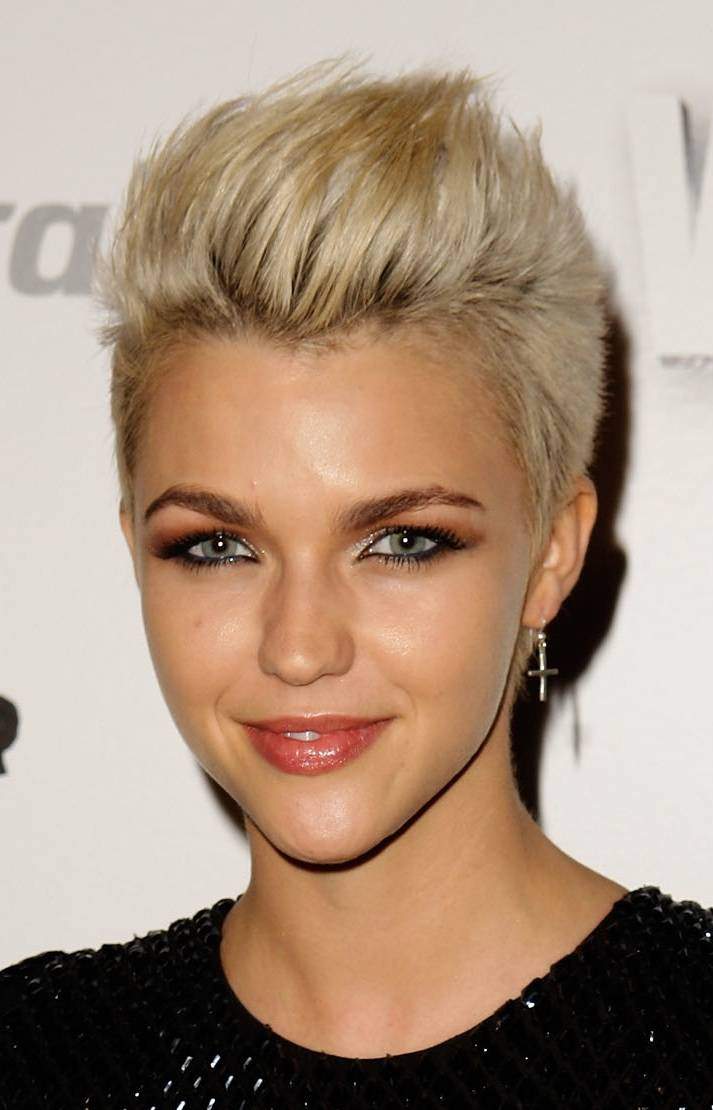 Short and spiky is always cool! Do a mini Mohawk like this one or ...