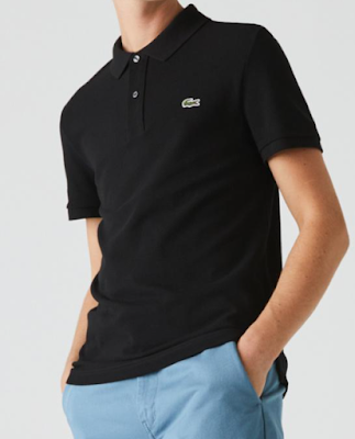 Lacoste Erkek Slim Fit Siyah Polo Yaka T-Shirt