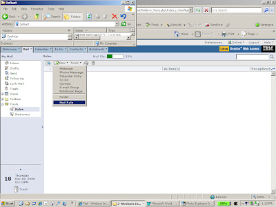 Configuring Lotus Notes to send email to another web client.