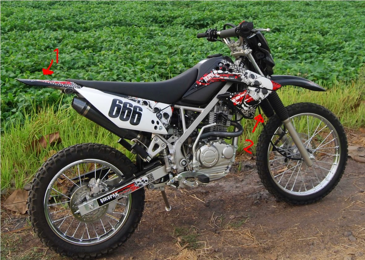 Foto Motor Modifikasi KLX Dari Kawasaki Terbaru Foto Dan Gambar