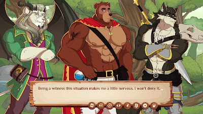 Burrow Of The Fallen Bear A Gay Furry Visual Novel Game Screenshot 1