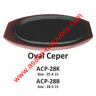  ACP - 28 K ( Hot plate oval kecil ceper) , HOTPLATE  ACP - 28 K 