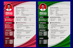 Contoh CV Lamaran Kerja Yang Baik dan Kreatif - Design #37