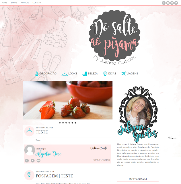 Layout para Blog