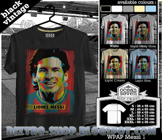 Kaos Pop Arts Lionel Messi 1