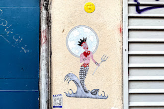 Sunday Street Art : Paï Vikstreetart - Jeu À la recherche des dieux de l'Olympe - rue Rébeval - Paris 19