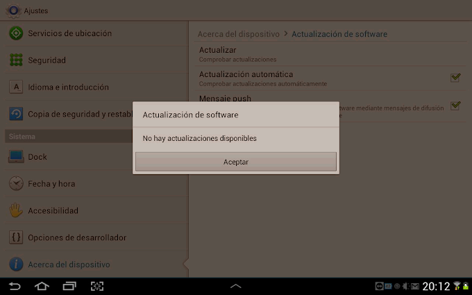 Tips: Forzar su Android para realizar la actualización del sistema  (en caso que la haya)