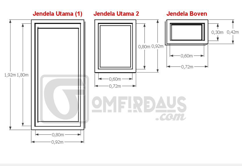  Ukuran  Standar Pintu  Dan Jendela Minimalis  Yang Ideal 