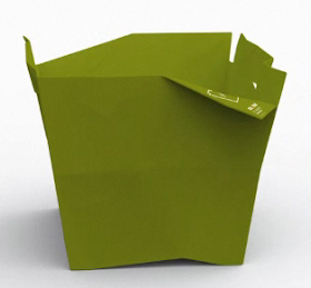 wastebasket, green